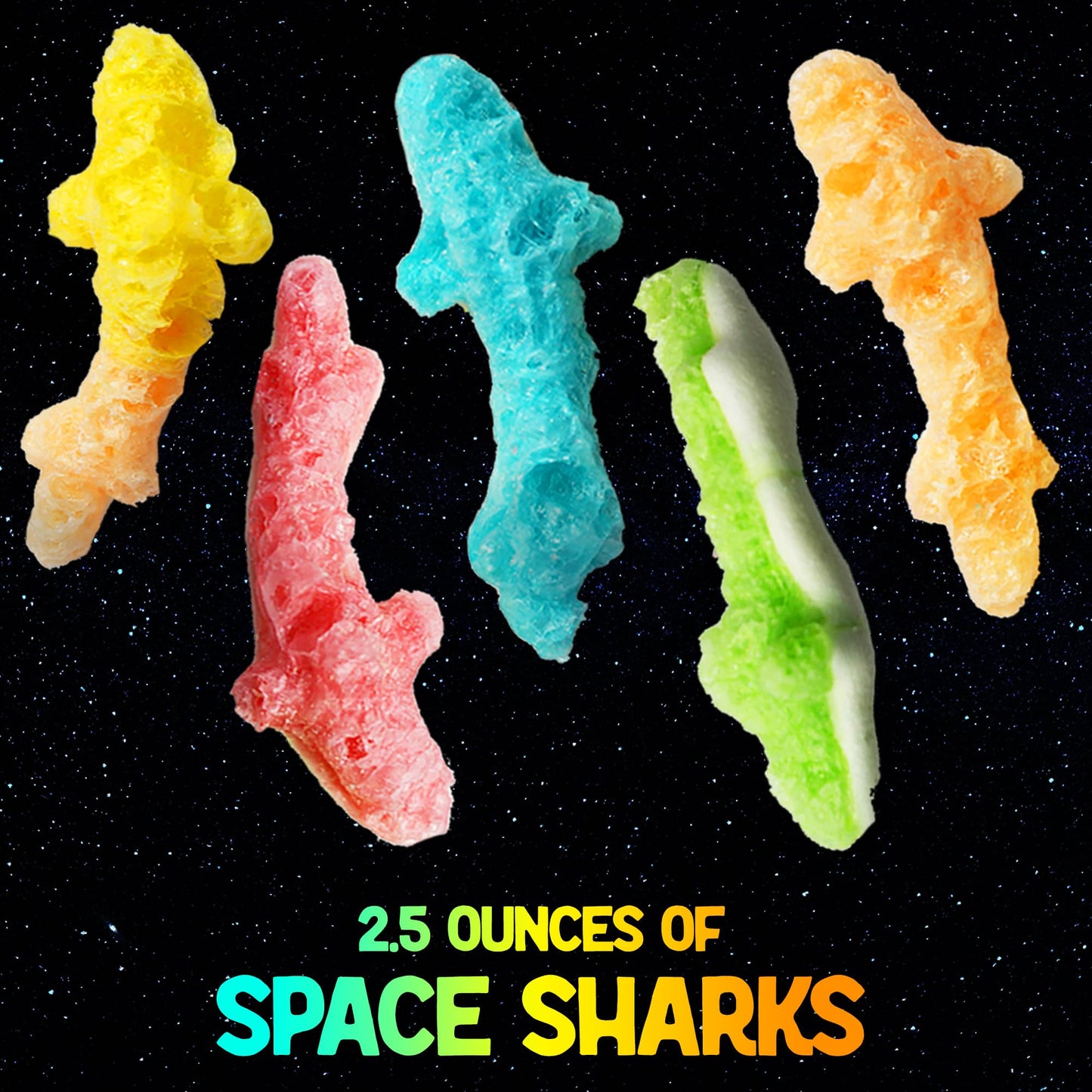 Space Age Snacks Premium Freeze Dried Candy Variety Pack - 4 Kinds Included - Medium Size