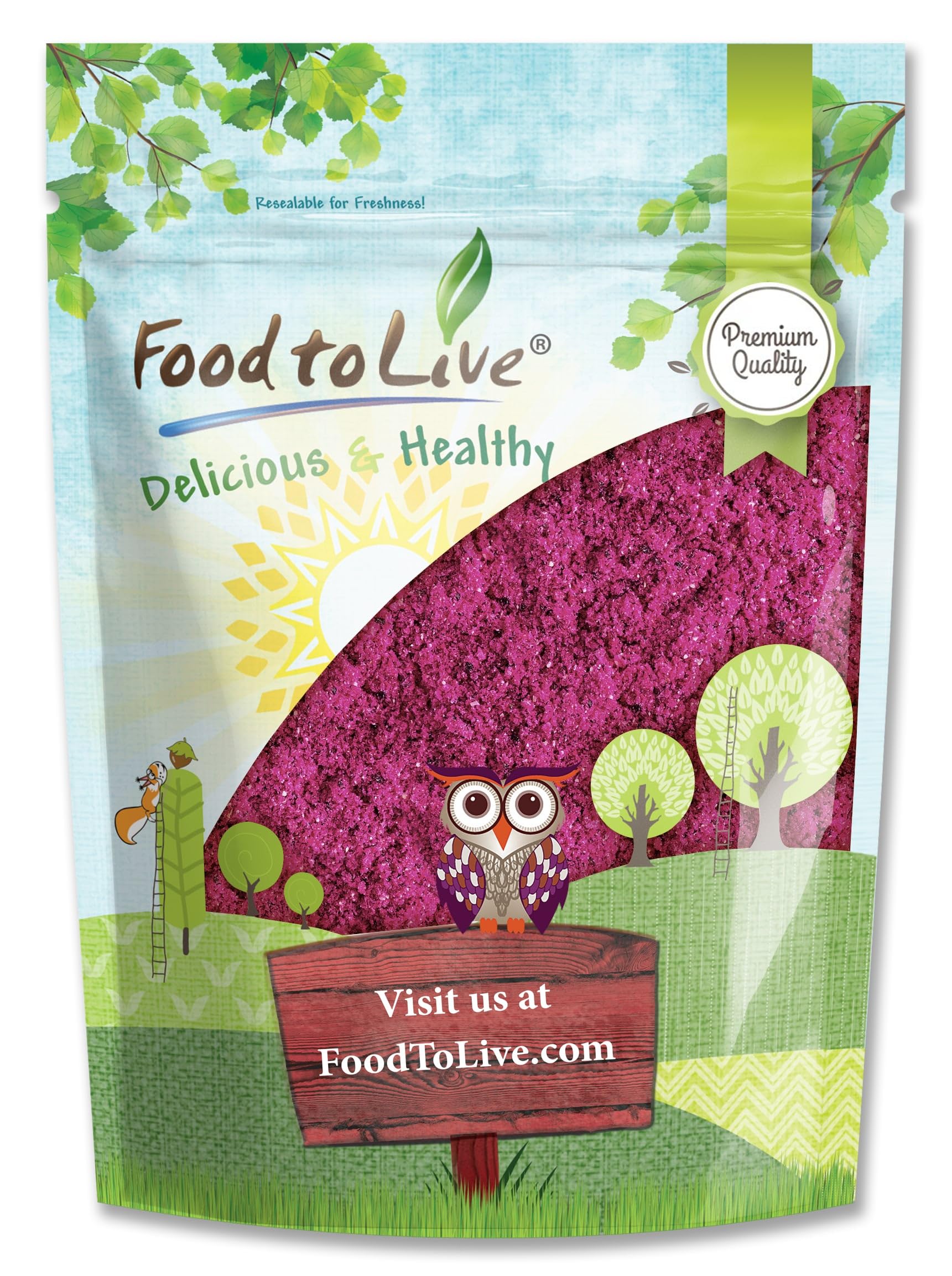 Food to Live Red Dragon Fruit Powder, 4 Pounds - Freeze-Dried Pitaya, Vegan Superfood, Dehydrated Dragonfruit is Rich in Vitamin