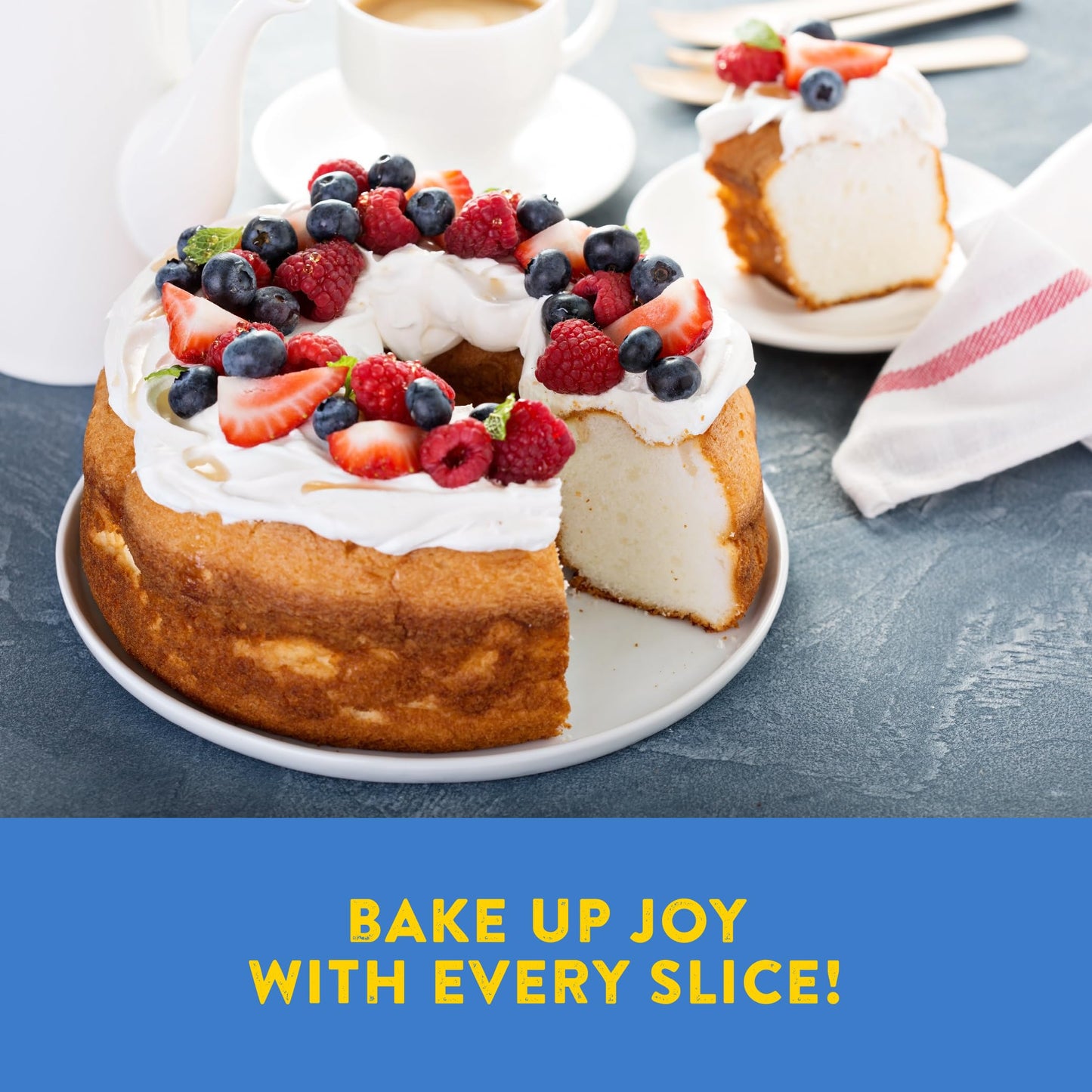 Kinnikinnick Angel Food Cake Mix - Gluten Free, Allergy Friendly - 15.9 oz Boxes - 2 Pack