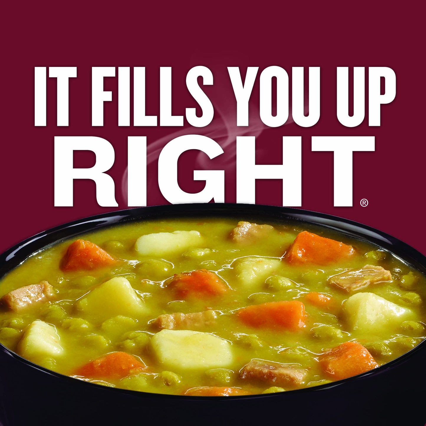 Campbell s Chunky Healthy Request Split Pea Soup With Ham and Natural Smoke Flavor, 19 oz Can (12 Pack)
