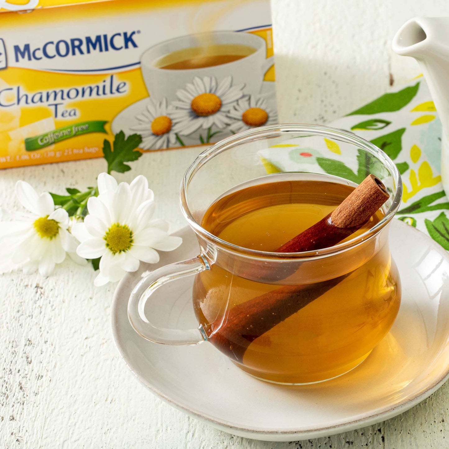 McCormick Chamomile Tea Bags, Caffeine Free, 25 Count, 1.06 oz