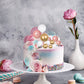 Gyufise 30Pcs Balls Cake Topper Mini Balloons Cake Toppers Foam Ball Cake Decorations Balloon Cake Topper Ball Shaped Cake Inser