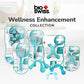 BioSwiss Teal Head Massager - Handheld Scalp & Temple Massage Tool for Relaxation, Hair Stimulation, and Stress Relief