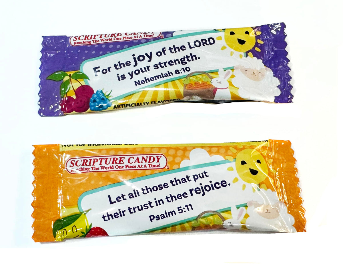 Scripture Candy, Easter Fruit Joy Bars, 70 Count