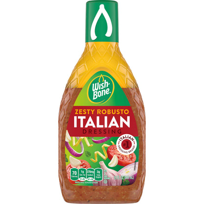 Wish-Bone Zesty Robusto Italian Salad Dressing, 15 FL OZ