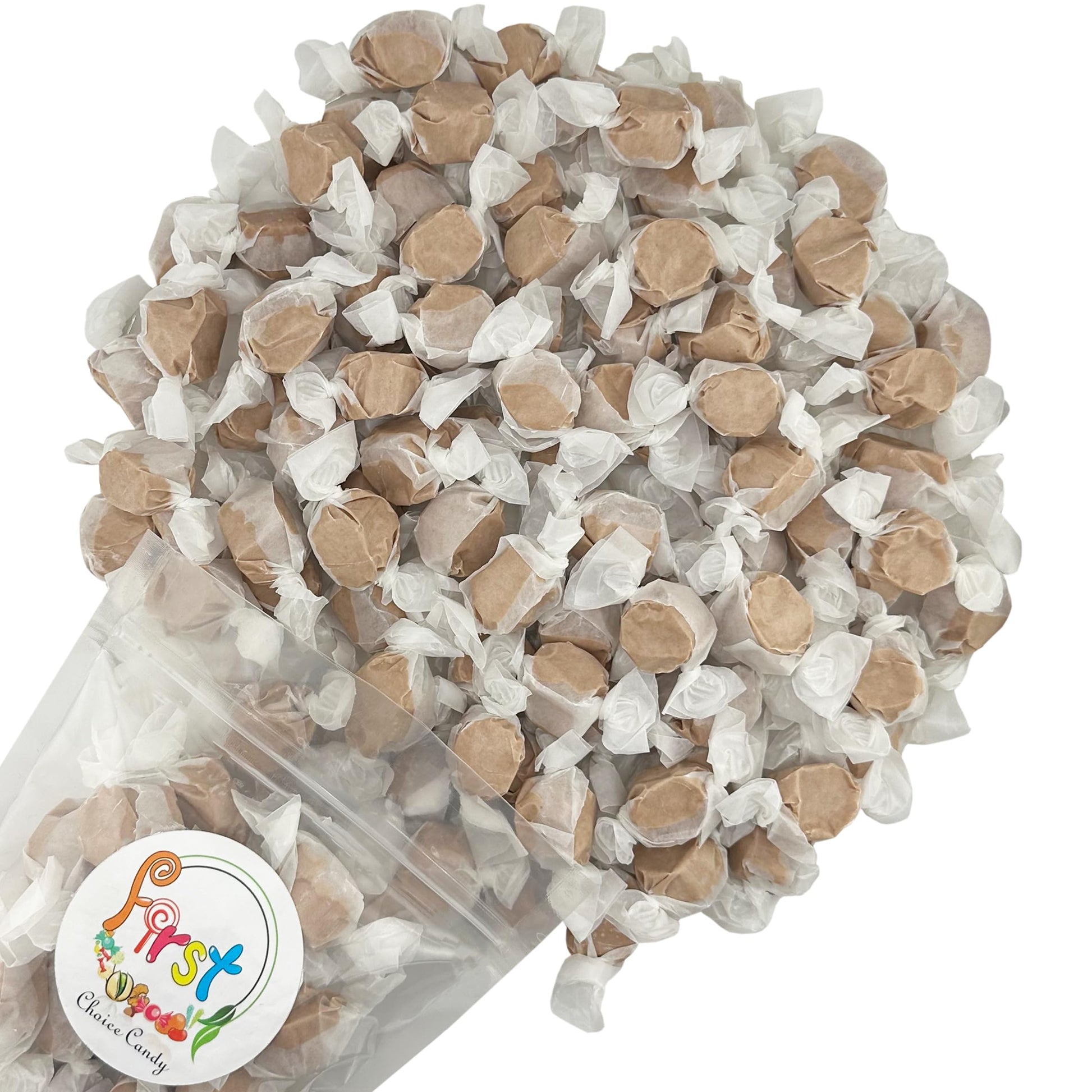 FirstChoiceCandy All Flavor Saltwater Taffy (Chocolate, 1 Pound)