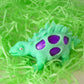 Rubber Dinosaur Easter Eggs, Prefilled With Hard Candies, Basket Stuffer Gifts, Color May Vary (Pack Of 4)