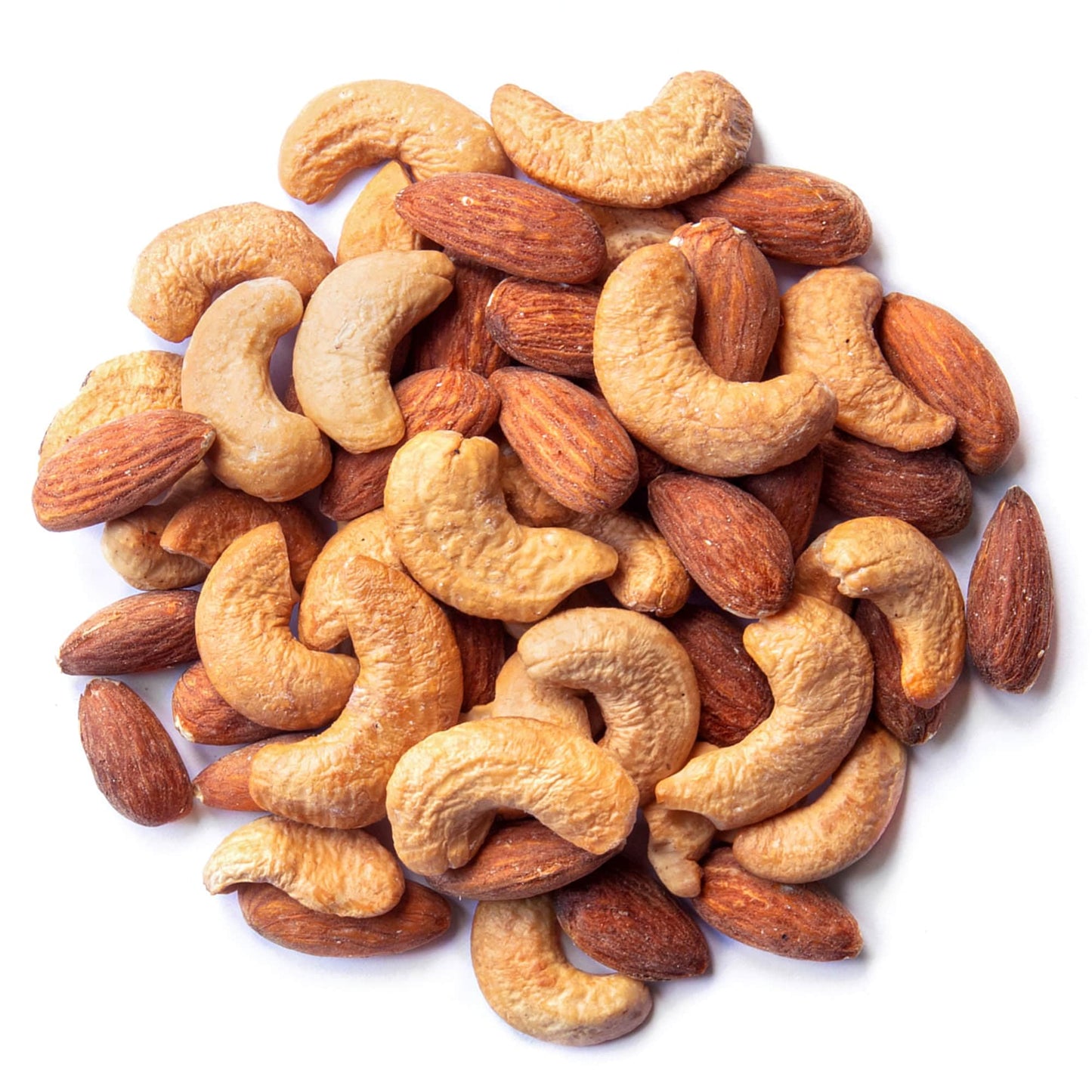 Food to Live Organic Dry Roasted Almonds and Cashews Mix, 8 Pounds - Unsalted Oven Roasted Nuts, Non-GMO, Protein Rich Trail Mix