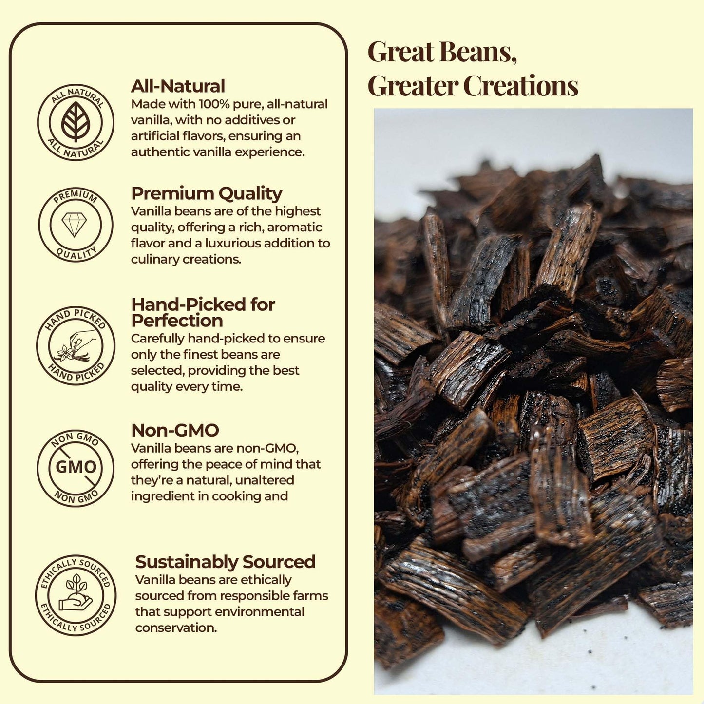 Akshit 3Lb Bulk Vanilla Bean Splits - Grade B for Extract, Powder, Baking & Cooking - Non-GMO