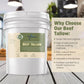 STELLAR CHEMICAL CORP Beef Tallow - 100% Grass-Fed - Cooking, Baking, Frying - 32 Ounce (2 LBS) - Food Grade