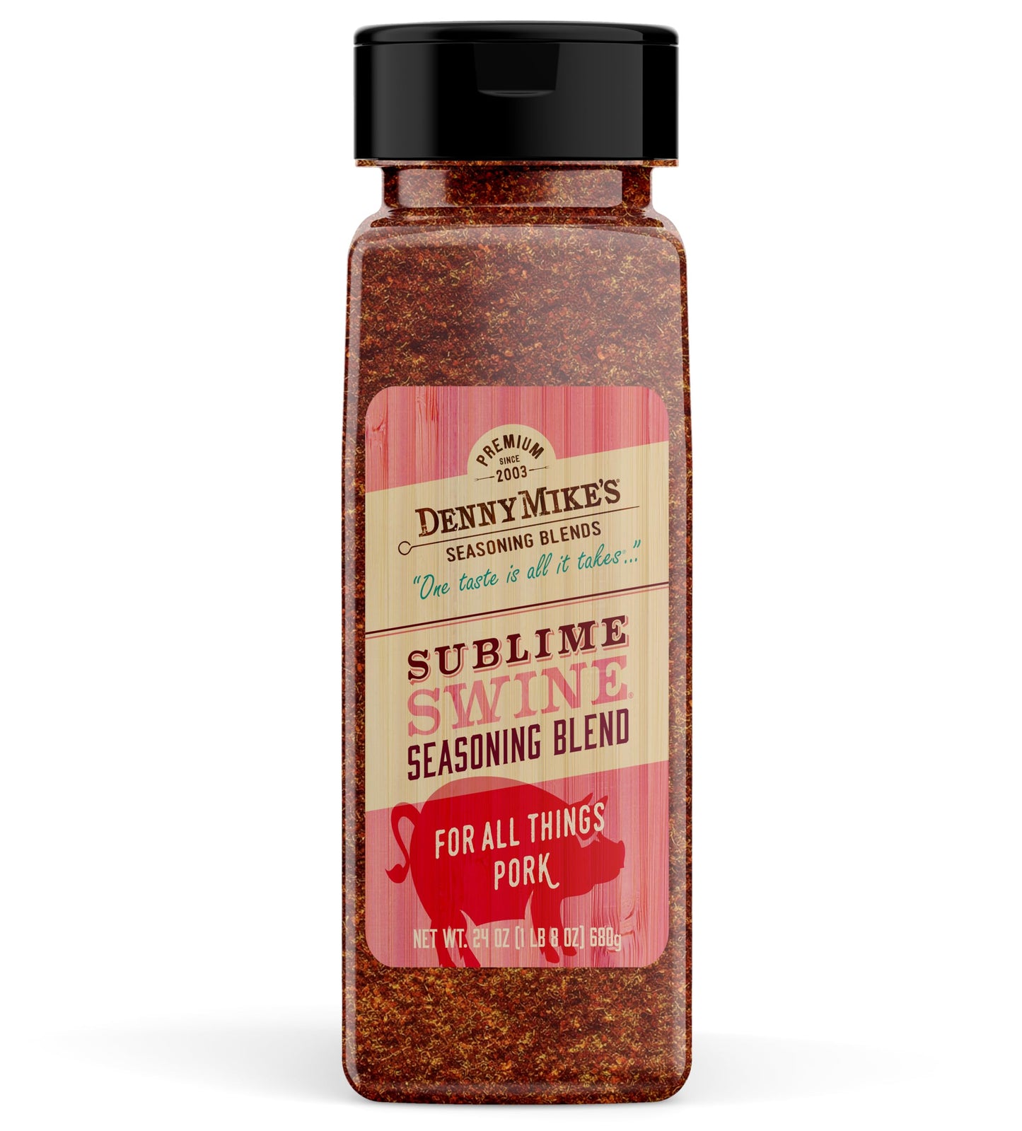 Dennymike’S Sublime Swine Seasoning Blend, All Natural Spices And Seasonings, Low Sodium And Keto-Friendly Chili Seasoning Mix, Bbq Rub For Cooking, Smoky Aroma, And Grilling, 24 Oz