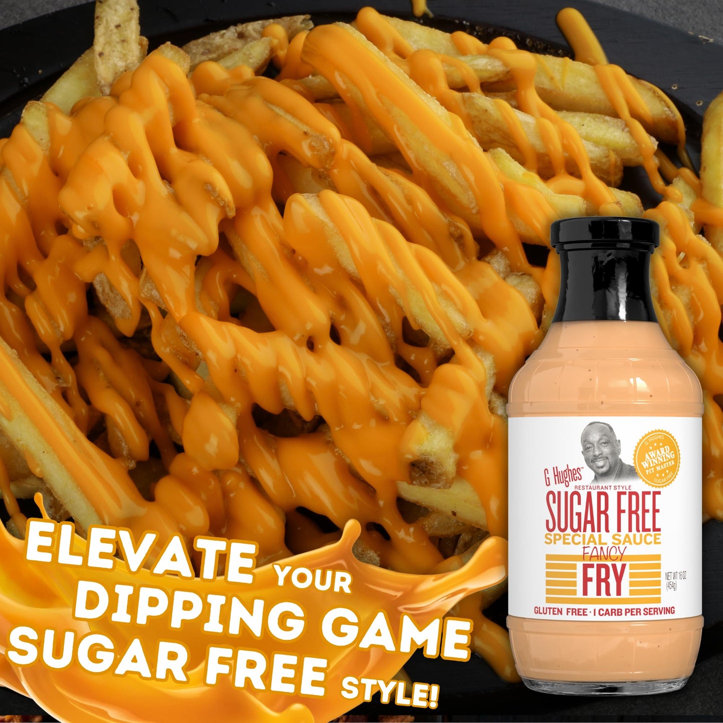 G Hughes Sugar Free, Fancy Fry Special Sauce - Sugar Free Burger Sauce, Fry Sauce For French Fries, Gluten Free Secret Sauce, Di