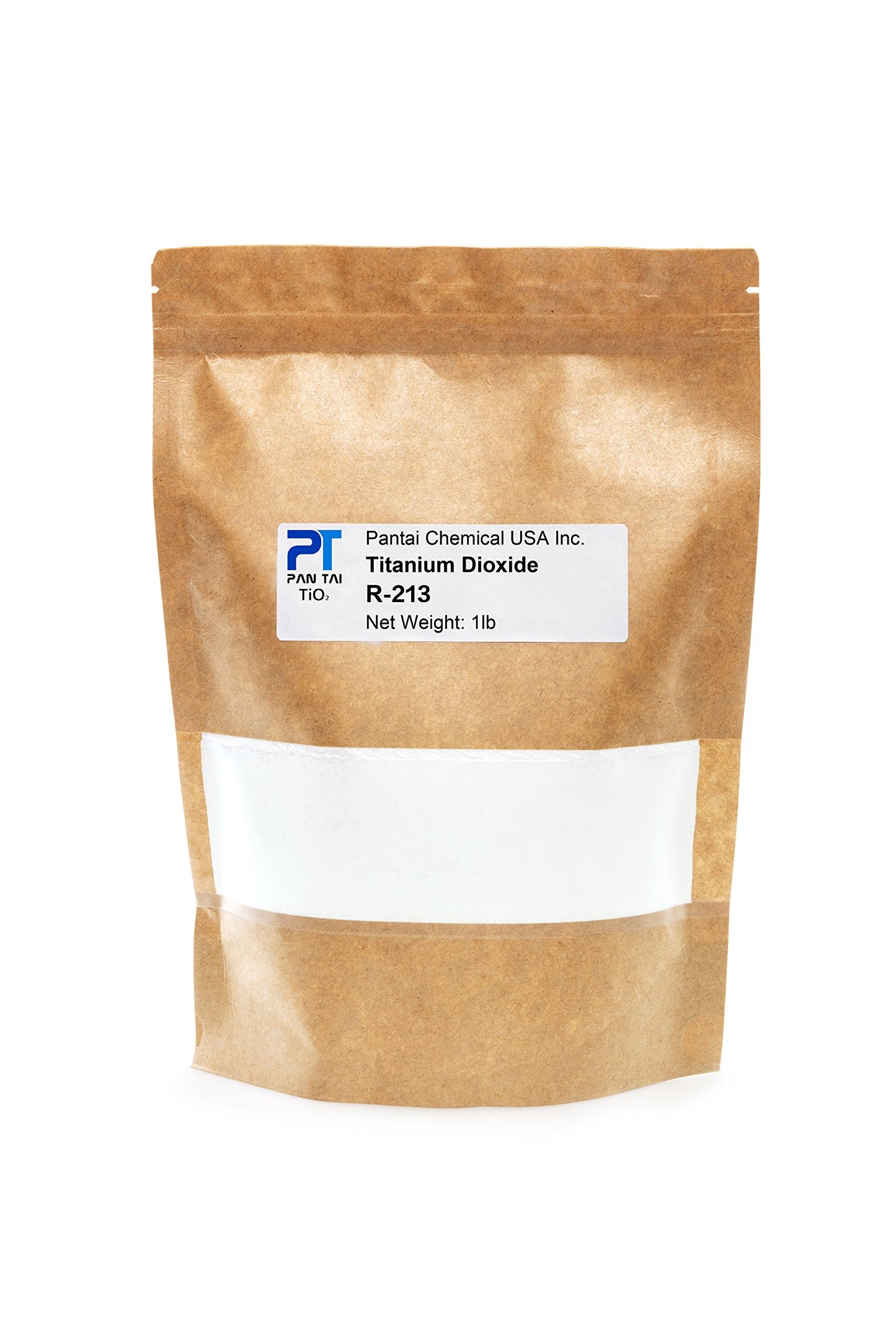 Pure Fine Titanium Dioxide (Tio2) Food-Grade Safe Colorant | Pigment, Toothpaste, Edible Use | Vegan Friendly, Non-Gmo | Resealable Bag (Ptr-213) 16Oz/8Oz/4Oz (16Oz/1Lb)