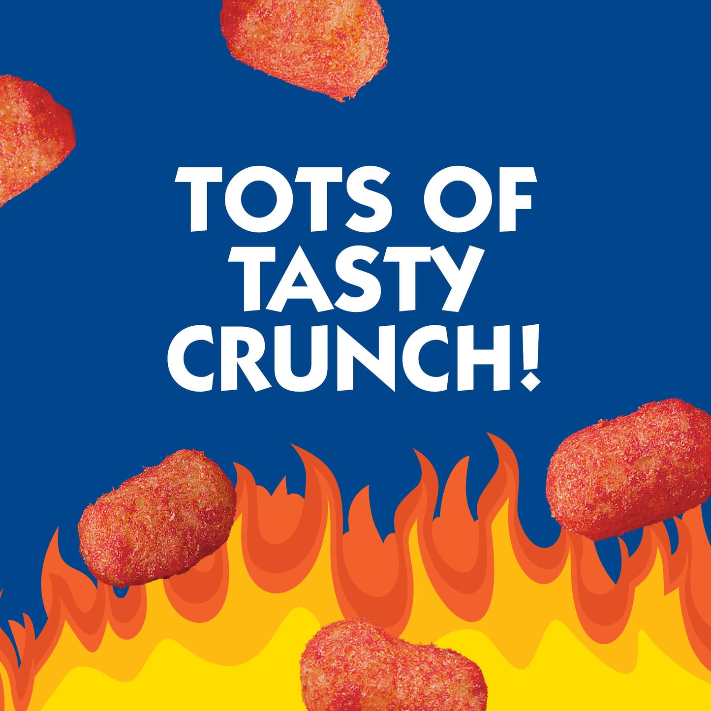 Andy Capps Fire Tots, Puffcorn Snack, 1.5 oz.
