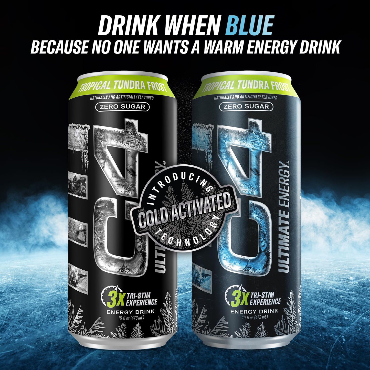 C4 Ultimate | Pre Workout Sugar Free Energy Drink Official Variety Pack | Tri-Stim Experience with 300mg Caffeine + TeaCrine + Dynamine | 16oz (Pack of 12)