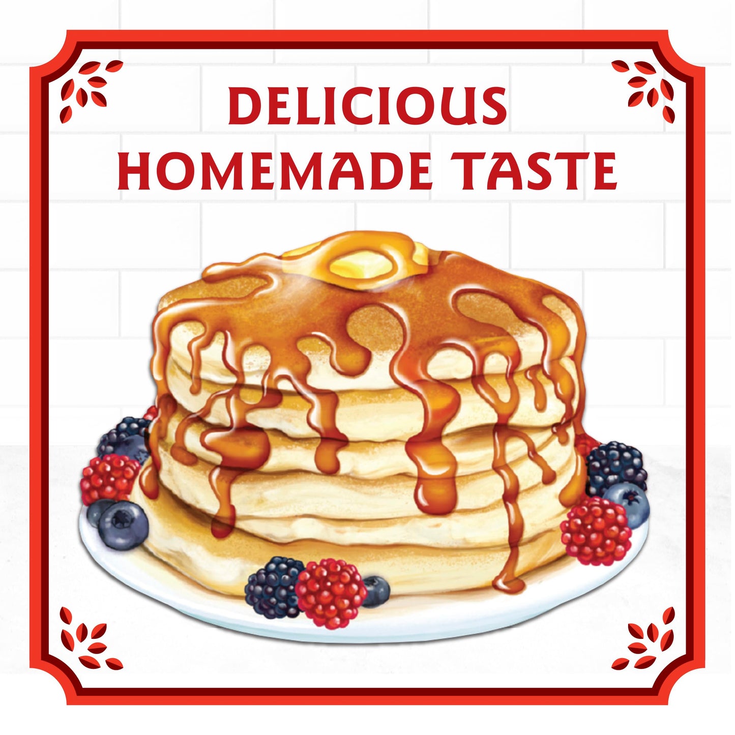 Birch Benders Organic Pancake and Waffle Mix, Classic Recipe, Whole Grain, Non-GMO, Just Add Water, 80 Ounce Family Pack (40oz 2