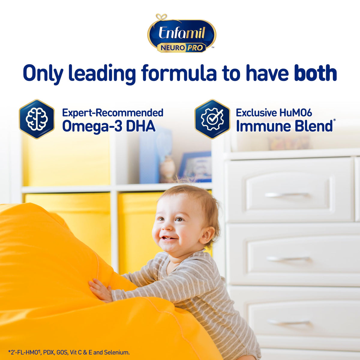 Enfamil Neuropro Baby Formula, Infant Formula Nutrition, Triple Prebiotic Immune Blend, 2'Fl Hmo, & Expert-Recommended Omega-3 D