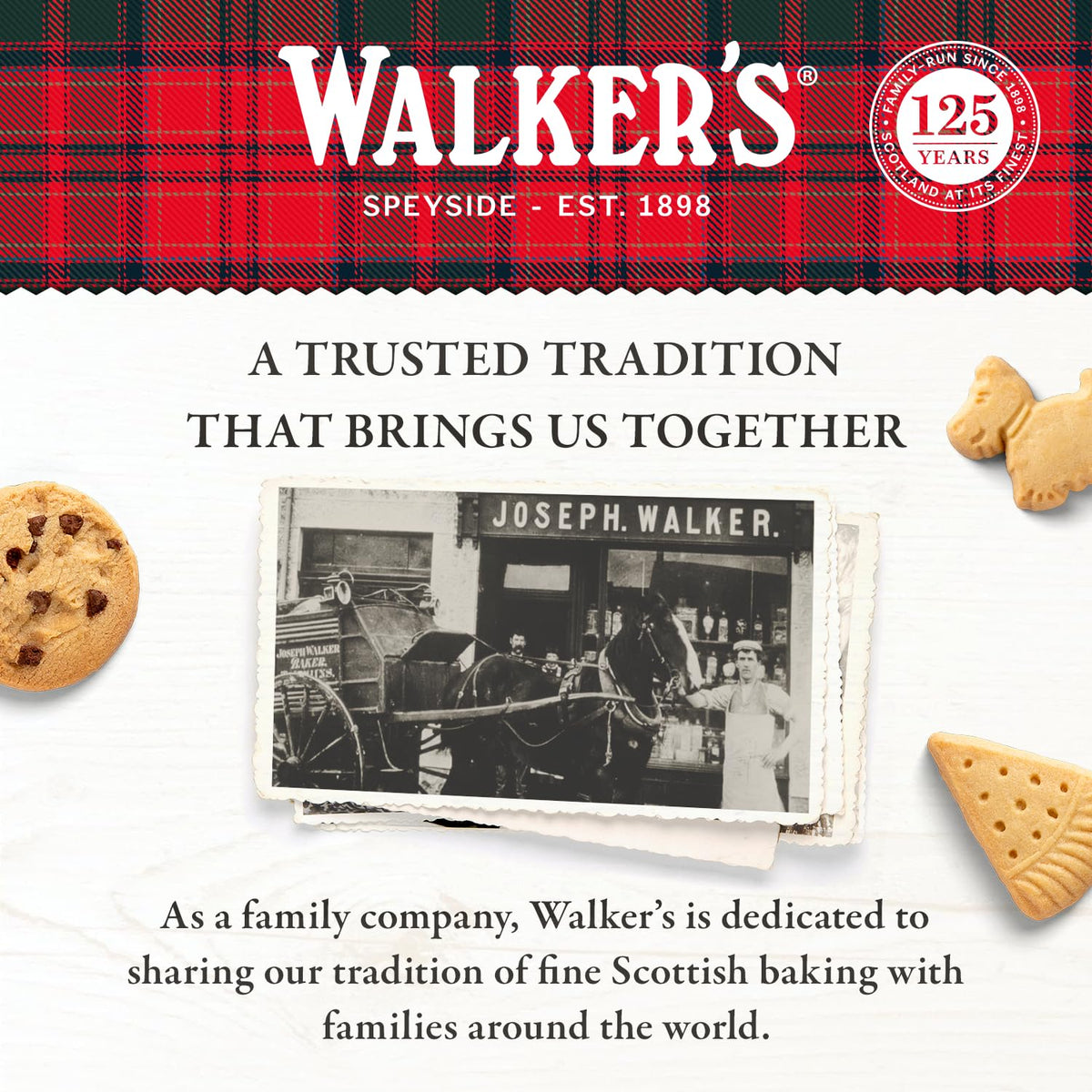 Walker’S 2025 Advent Calendar With Shortbread Cookies From Scotland - 24 Count (10.4 Oz) - Limited Edition Cookie Box With Christmas Cookies In Various Shapes And Flavors