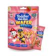 WANT~WANT Toddler Mum-Mum Wafer Sticks, Gluten Free, 2.47 oz, 14 Sticks (Pack of 6),Snack Crackers (Banana & Strawberry)