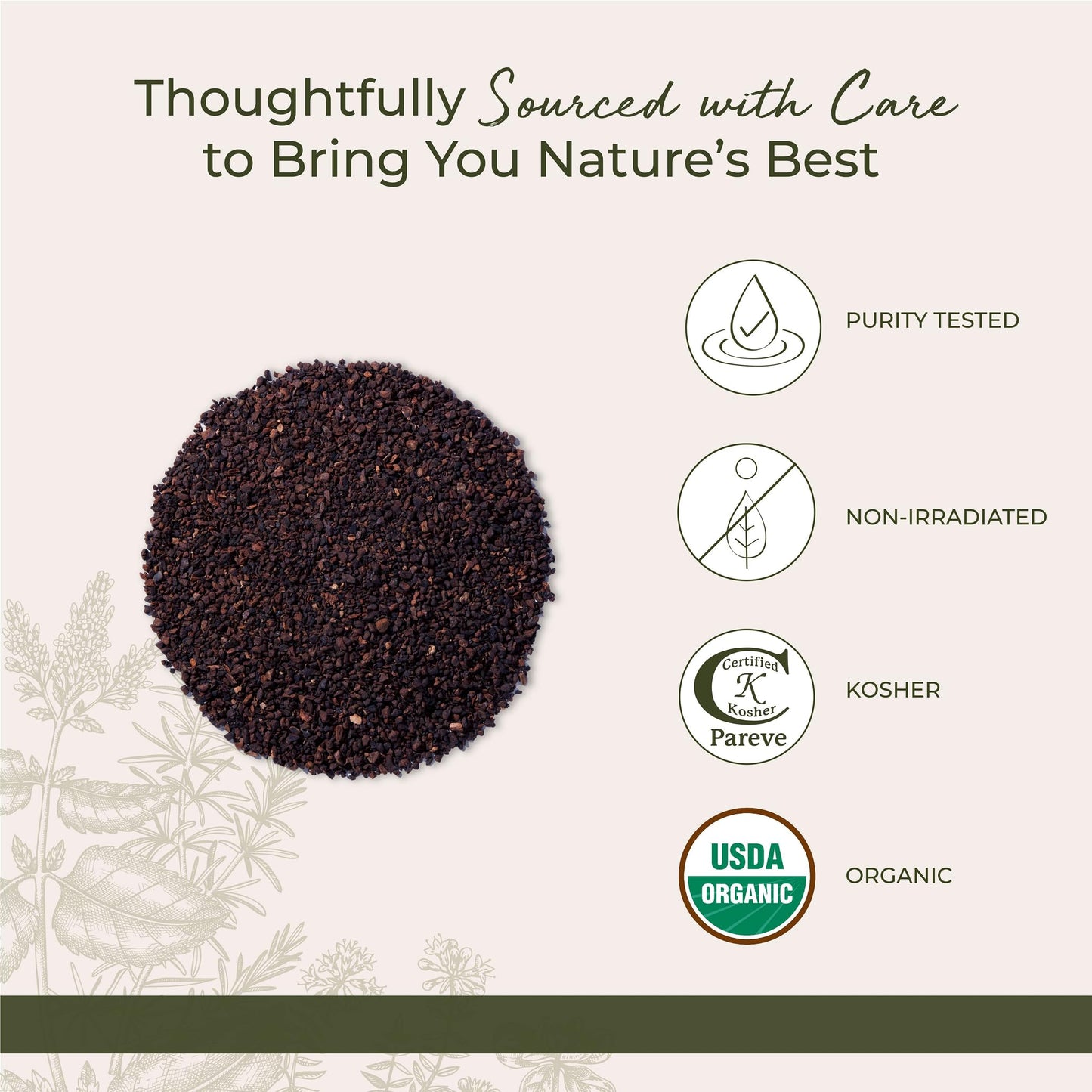 Starwest Botanicals Chicory Root Roasted Granules Organic 1 lb