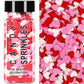 Miss Doozy Valentines Sprinkles for Baking, 3.53oz, Pink Red White Heart Sprinkles for Cake Decorating, Cookies, Cupcakes, Ice Cream