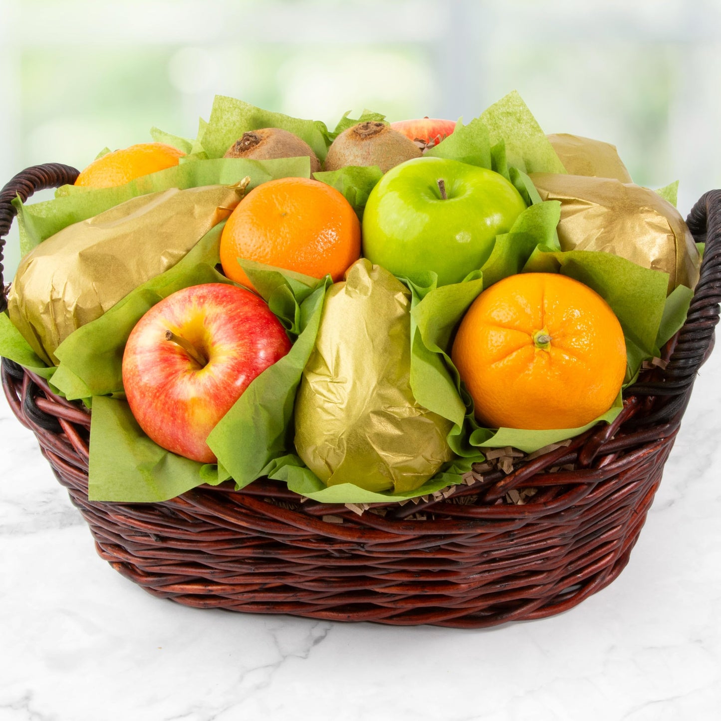 A Gift Inside Get Well Soon California Bounty Fruit Gift Basket