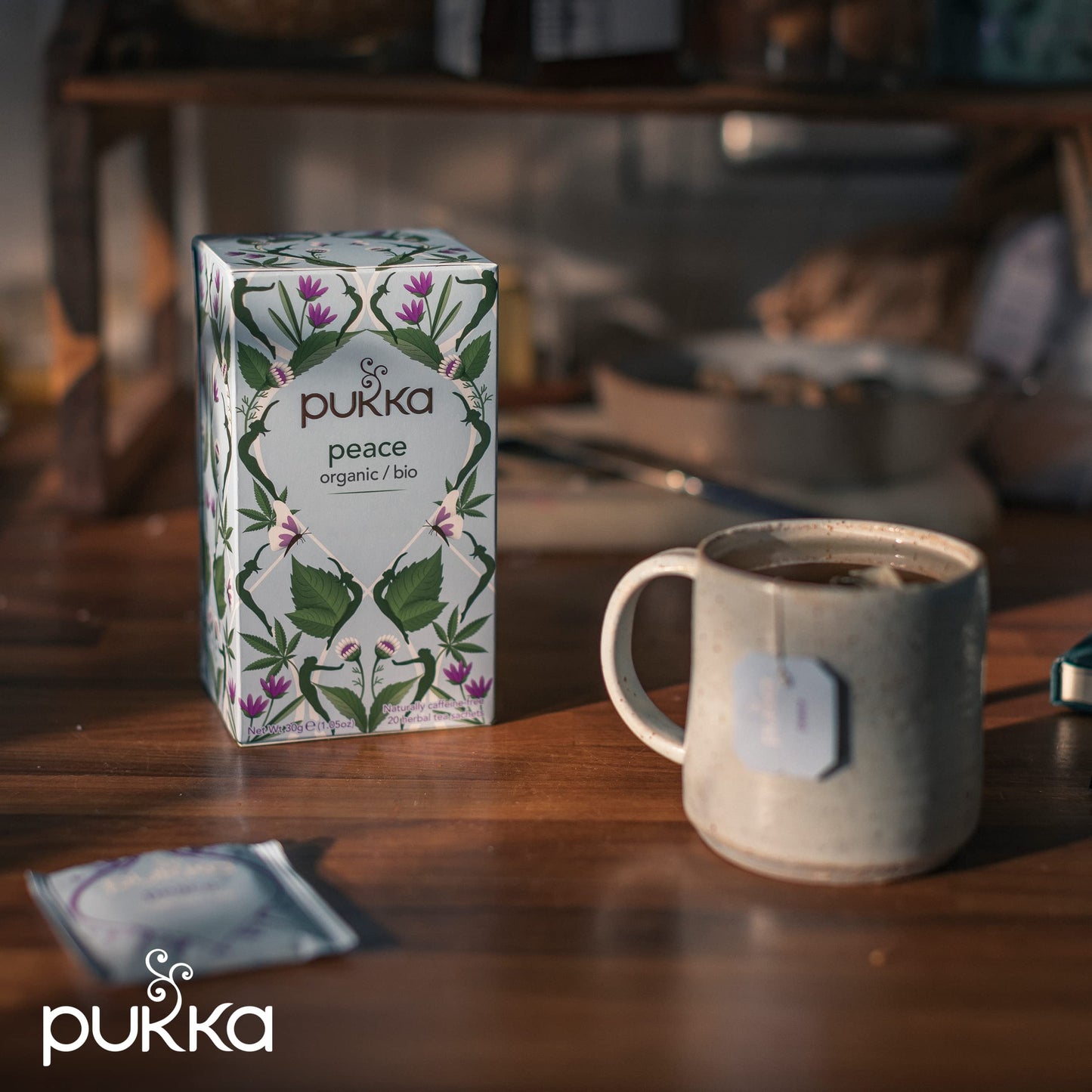 Pukka Organic Herbal Tea Bags, Spearmint & Ashwagandha, 20 Count (Pack of 3)