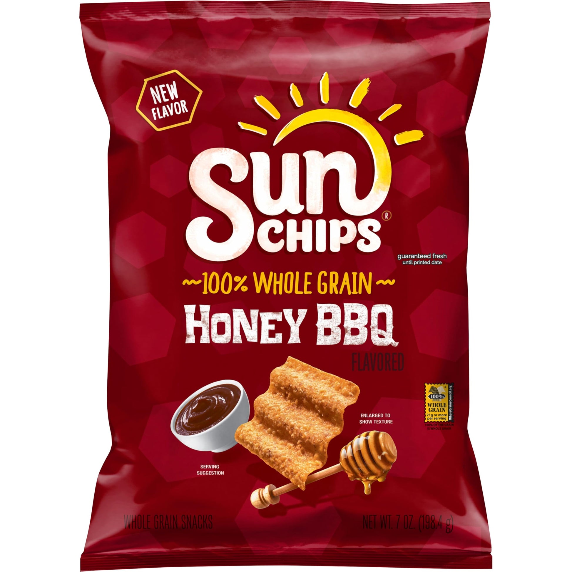 SunChips Honey BBQ Whole Grain Snacks  7 Oz