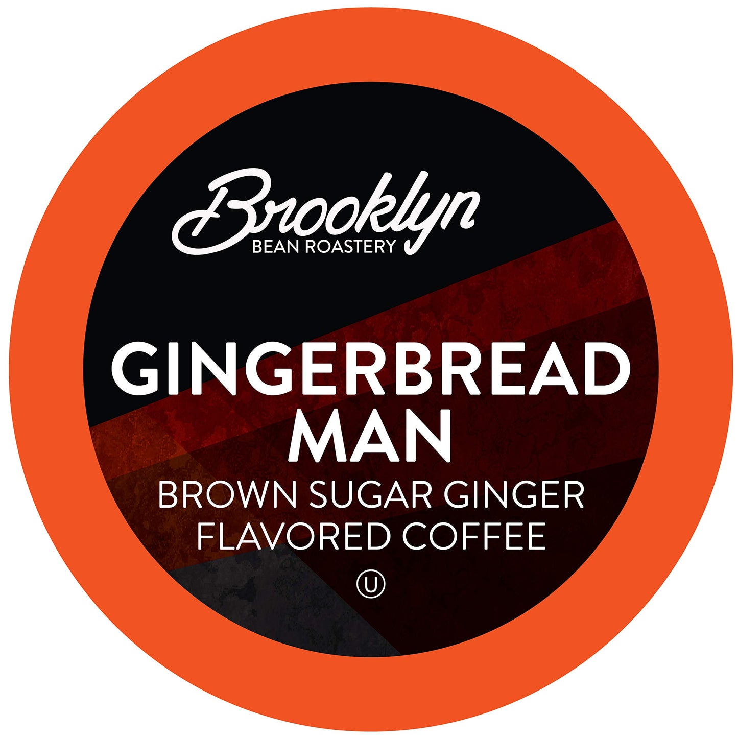 Brooklyn Beans Gingerbread Man Coffee Pods, 40 Count, Compatible with Keurig K Cup Brewers, Festive Gingerbread Flavor