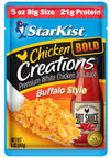 Starkist Chicken Creations Big Size Bold Buffalo  5 Oz Pouch (1 Pack) Ready To Eat Top-Grade White Meat Chicken  21G Protein Per Serving  Gluten Free  Perfect For Salads  Meals And Snacks