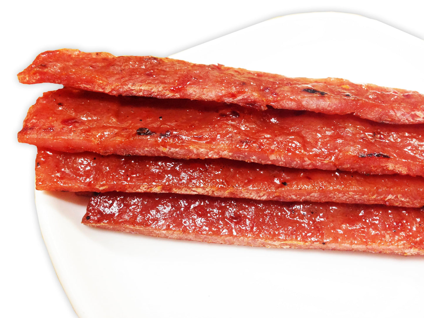 Singapores Famous Street Snack - Fire-Grilled Pork Jerky (Sweet Spicy, 8 Oz)  Grilled Fresh & Shipped Same Day  L.A. Times ''Han