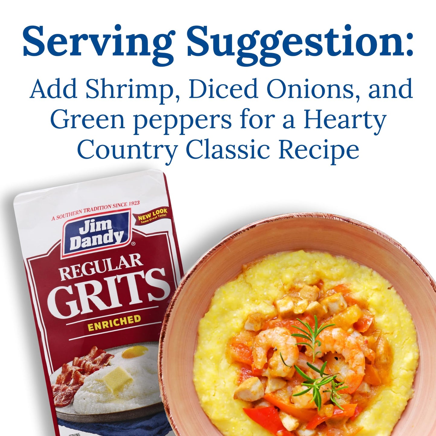 Jim Dandy Grits, Regular Enriched, 32 oz, 1 Pack