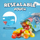 40 Pack Freeze Dried Candy- 10 Pcs Per Bag - Bulk Candy - Resealable Bag For, Kids, Adults, School, Party, Birthday, 5 Delicious