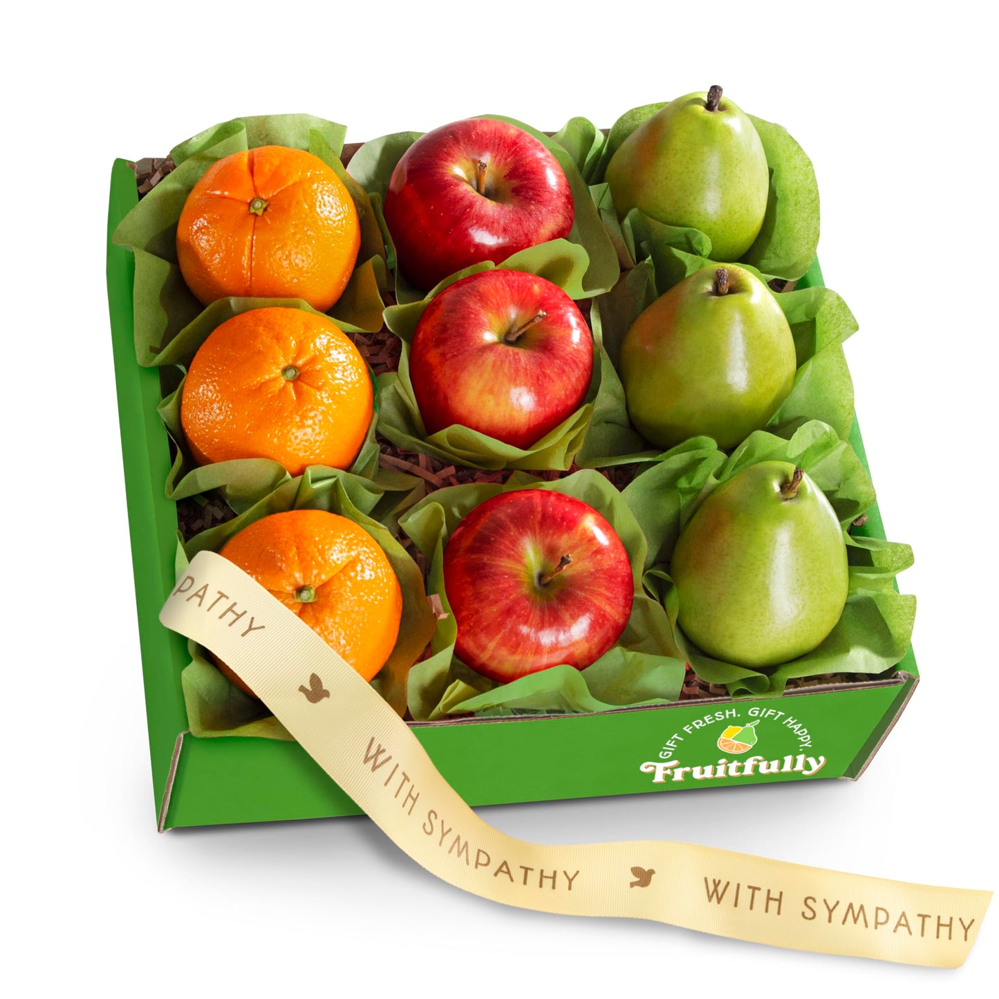 A Gift Inside Sympathy Fruitful Trio Deluxe Fruit Gift