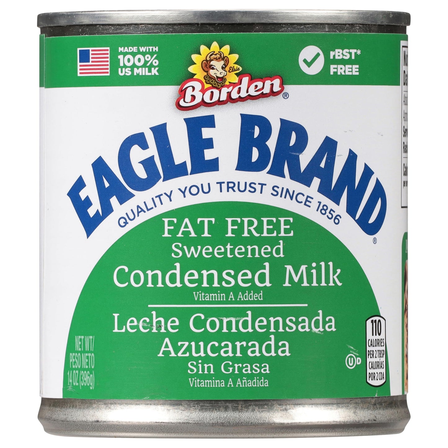 Borden Eagle Condensed Milk, Plain Sweetened, 14 oz