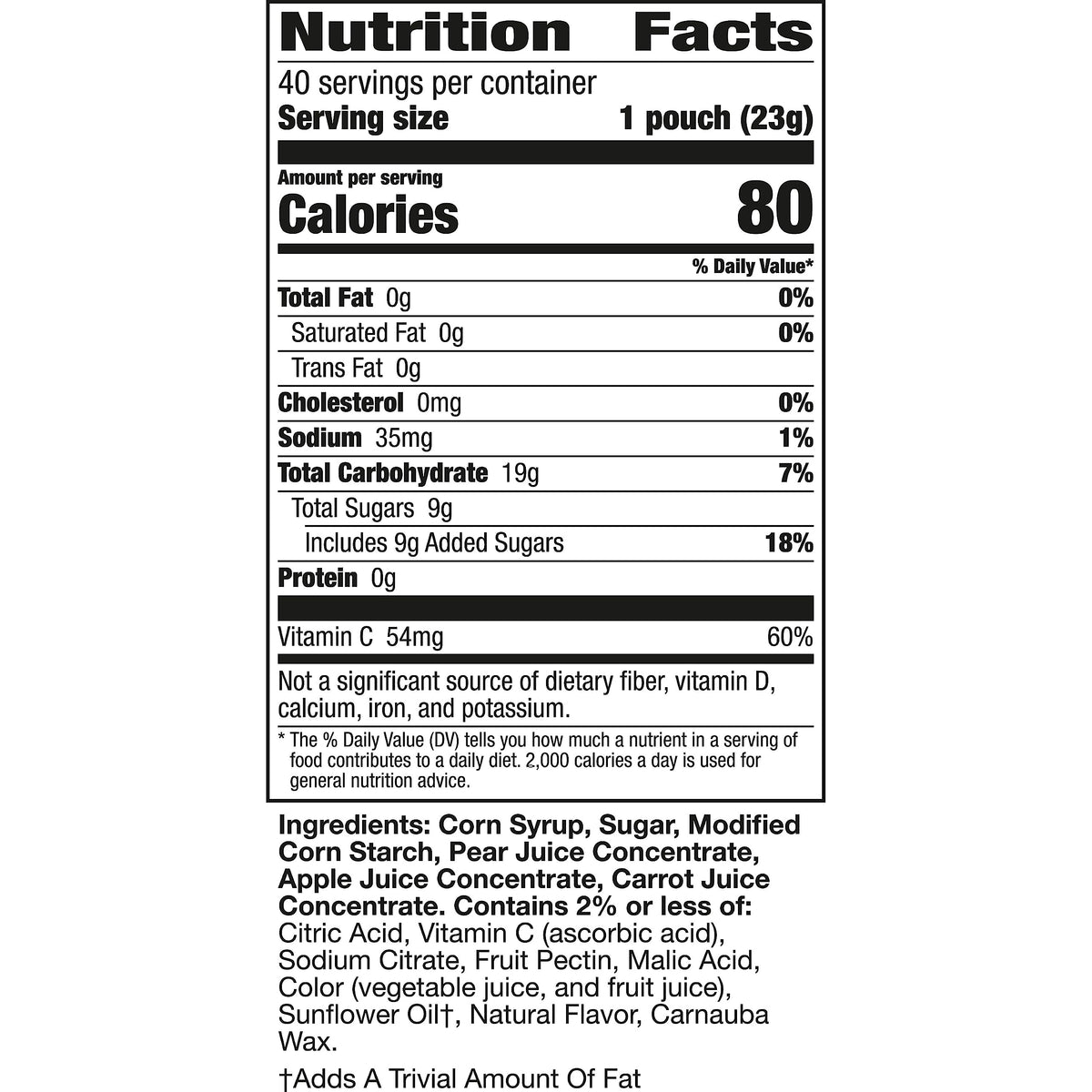Motts Fruit Flavored Snacks, Apple Orchard, Gluten Free, 40 ct (Pack of 5)