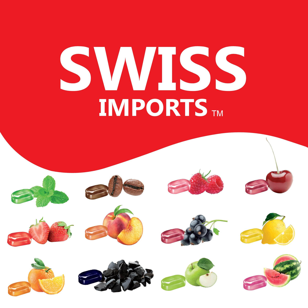 Swiss Imports Sugar Free Bonbons Hard Candy Drops, Sampler Pack Of 24 Individually Wrapped Pieces, Assortment Of Flavors That Ma