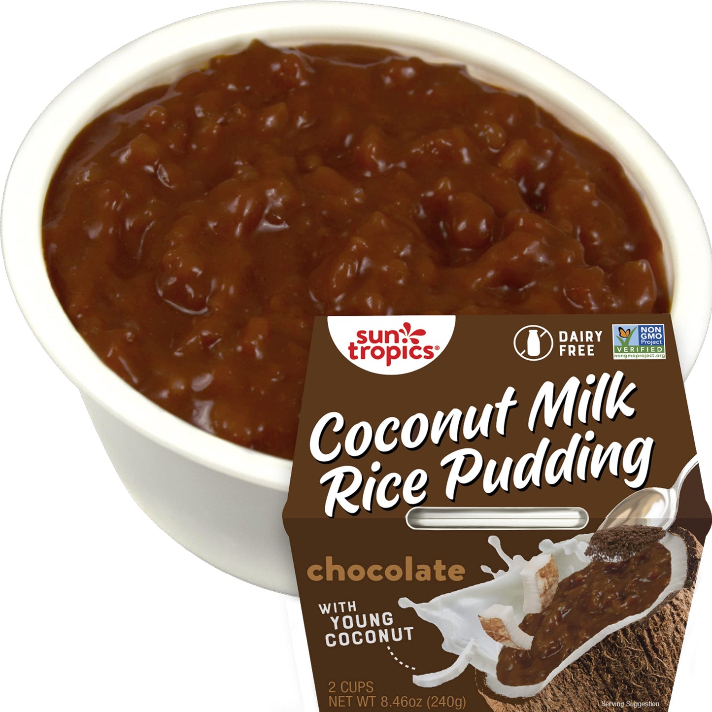 Sun Tropics Chocolate Coconut Milk Rice Pudding 2 Count, 8.46 Oz
