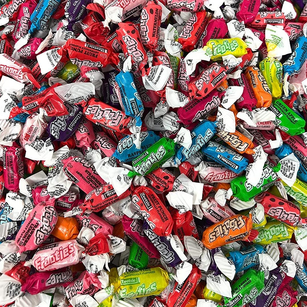 Tootsie Roll Frooties American Holiday Candy Fruity Favorites Party Mix Bag Soft And Chewy Taffy Midgees Individually Wrapped As