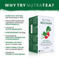 NUTRARELEASE - Water Retention Tea | Bloated Stomach Tea - Natural Diuretic For Water Balance - Includes Dandelion Root & Bearbe