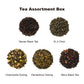 Ezr Leaf Tea Sampler Gift Box – 22 Pyramid Tea Bags With Taiwan Black, Osmanthus Oolong, Chamomile Oolong, Berry Black, Four Seasons Green – Flavored Assorted Tea Set For Gifting & Tasting