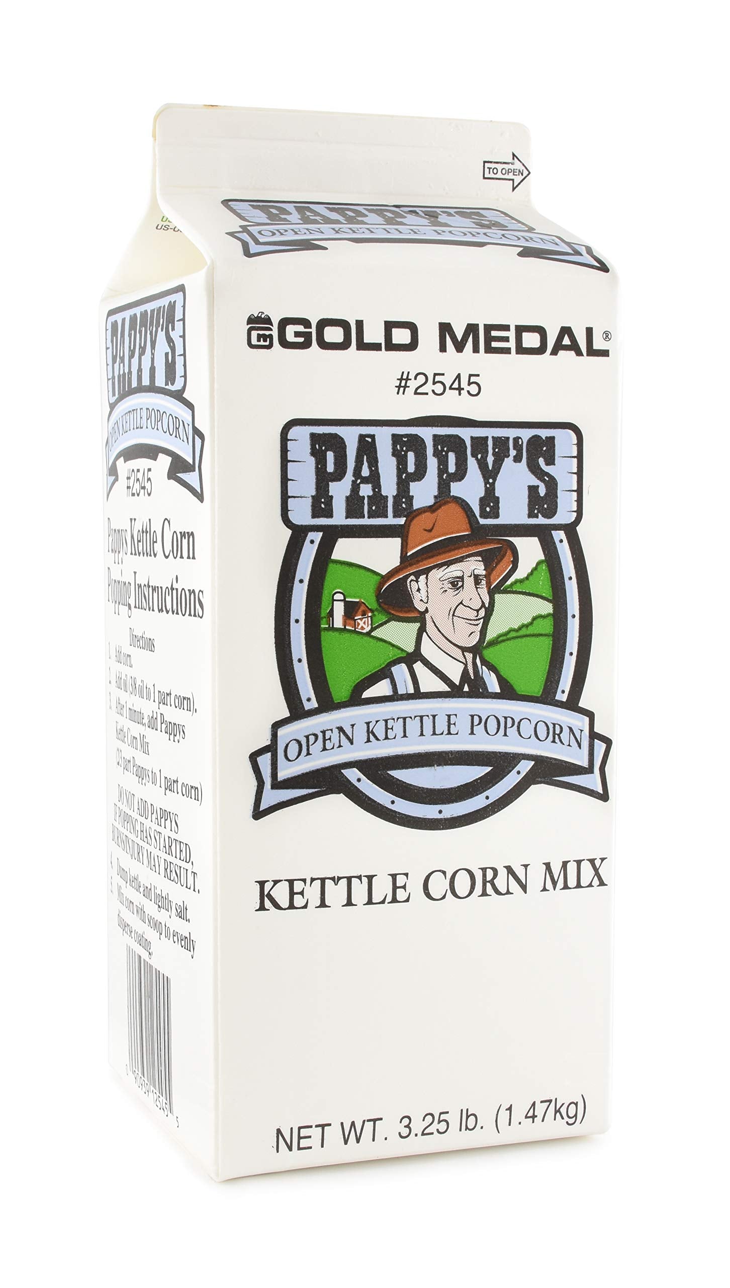 Snappy Gold Medal Pappys Kettle Corn Popcorn Mix, 3.25 Lb