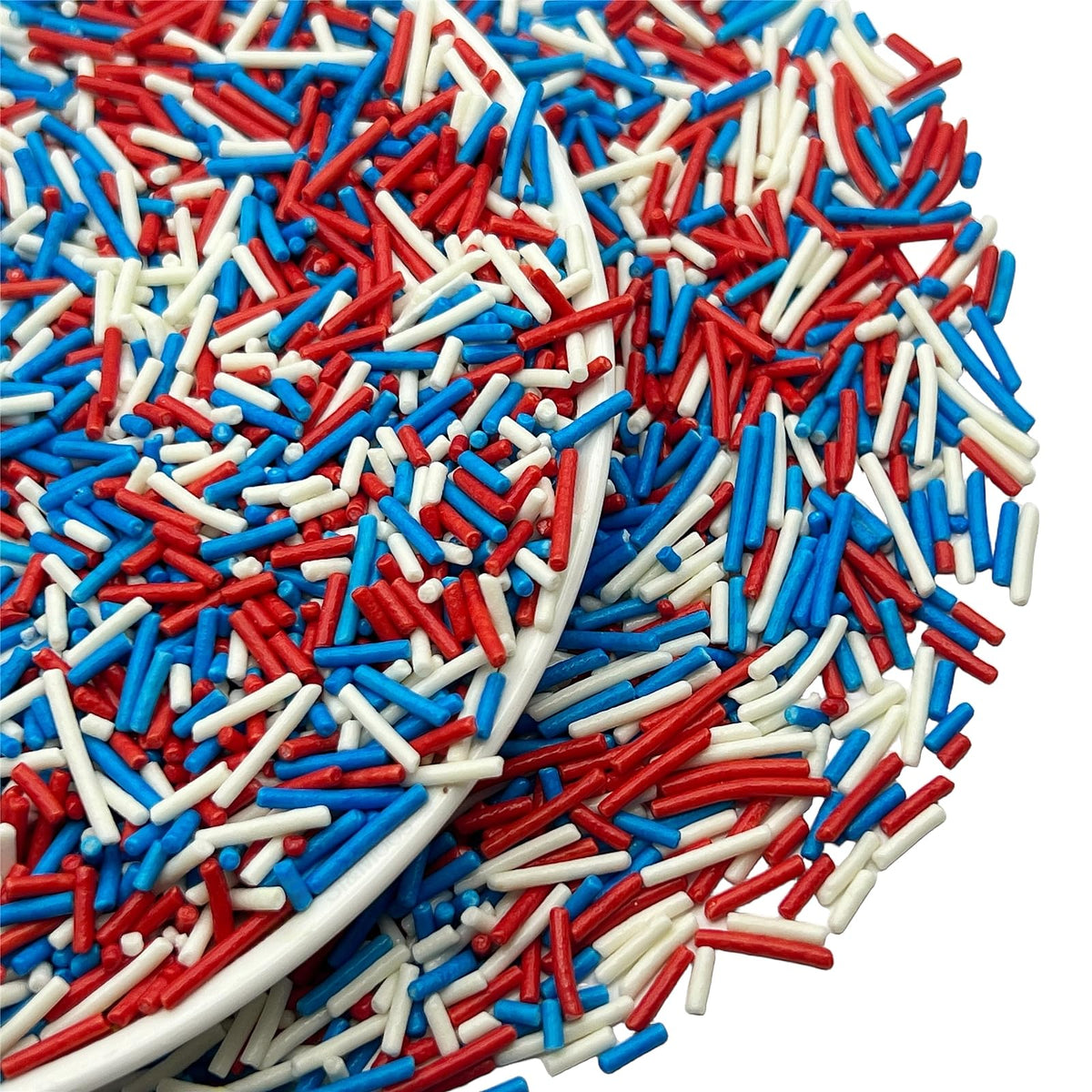 Se Si&Moos Red White Blue Jimmies Sprinkles Patriotic Sprinkles For Cake Decorating Fourth Of July Cupcake Decorations Edible Cr
