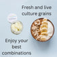 NatuDelight Milk Kefir Grains - 1 TBSP Live Active Probiotic Culture for Homemade Kefir, 1 Fl Oz