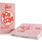 SNAPPY Popcorn Boxes, Close Top, Red and White, 1.25 Oz, 100 Count, Model 3003H