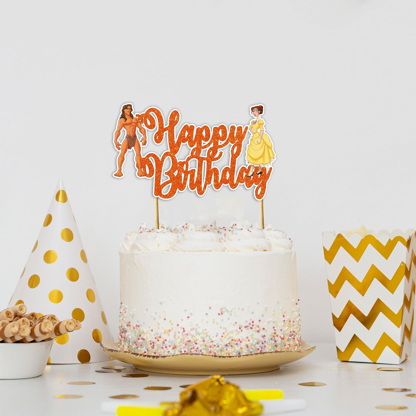 Seyal Tarzn Happy Birthday Cake Topper