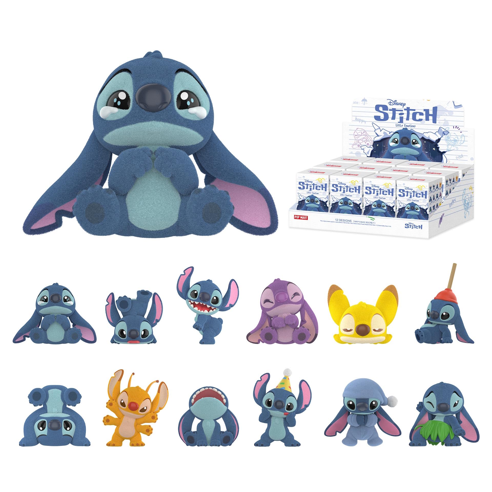 Pop Mart Disney Stitch Little Emotions Series Figures Blind Box Figures  Random Design Action Figures Collectible Toys Home Decorations  Holiday Birthday Gifts For Girls And Boys  Whole Set
