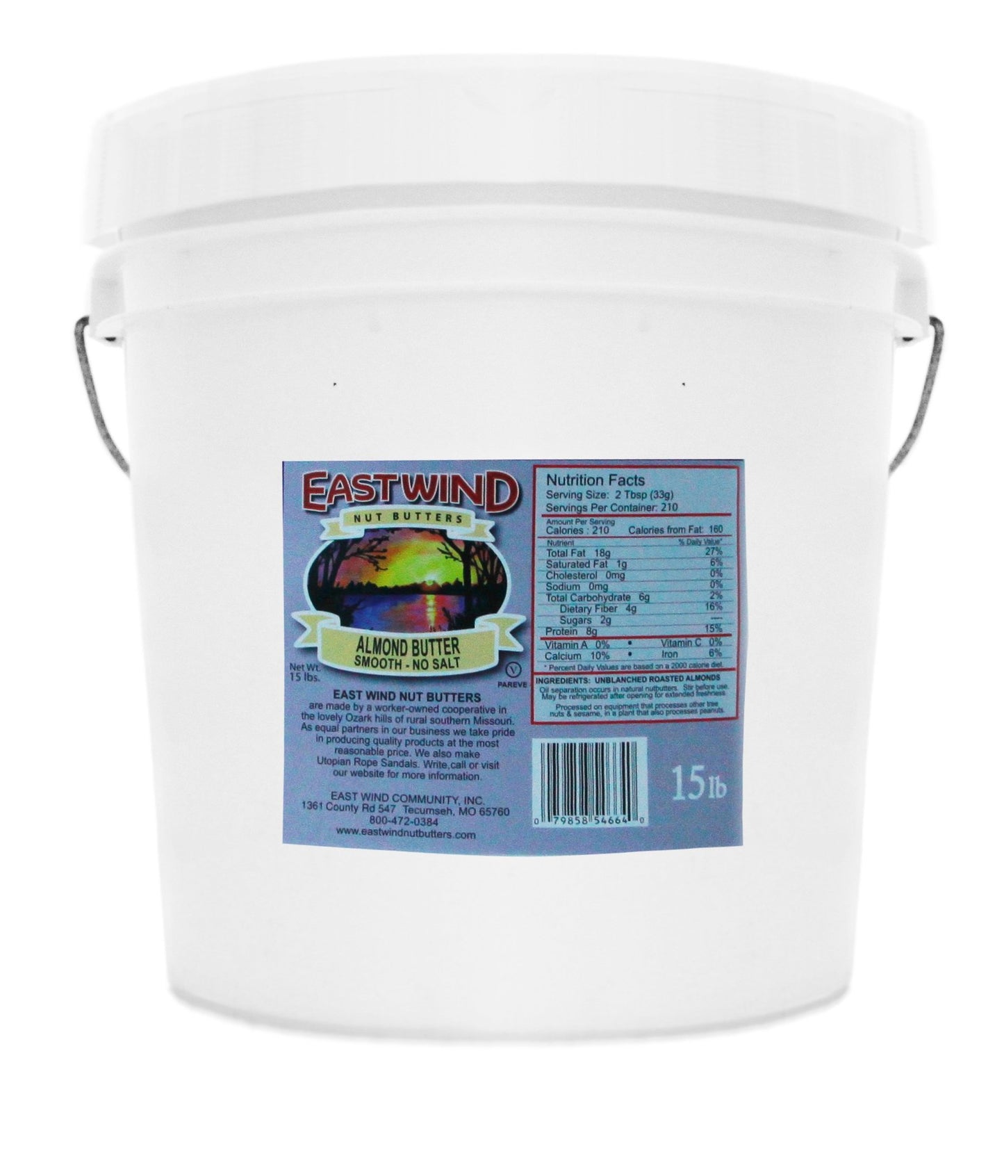 East Wind Almond Butter - Smooth - 15 Lb.(D0102Hp6Gqg.)
