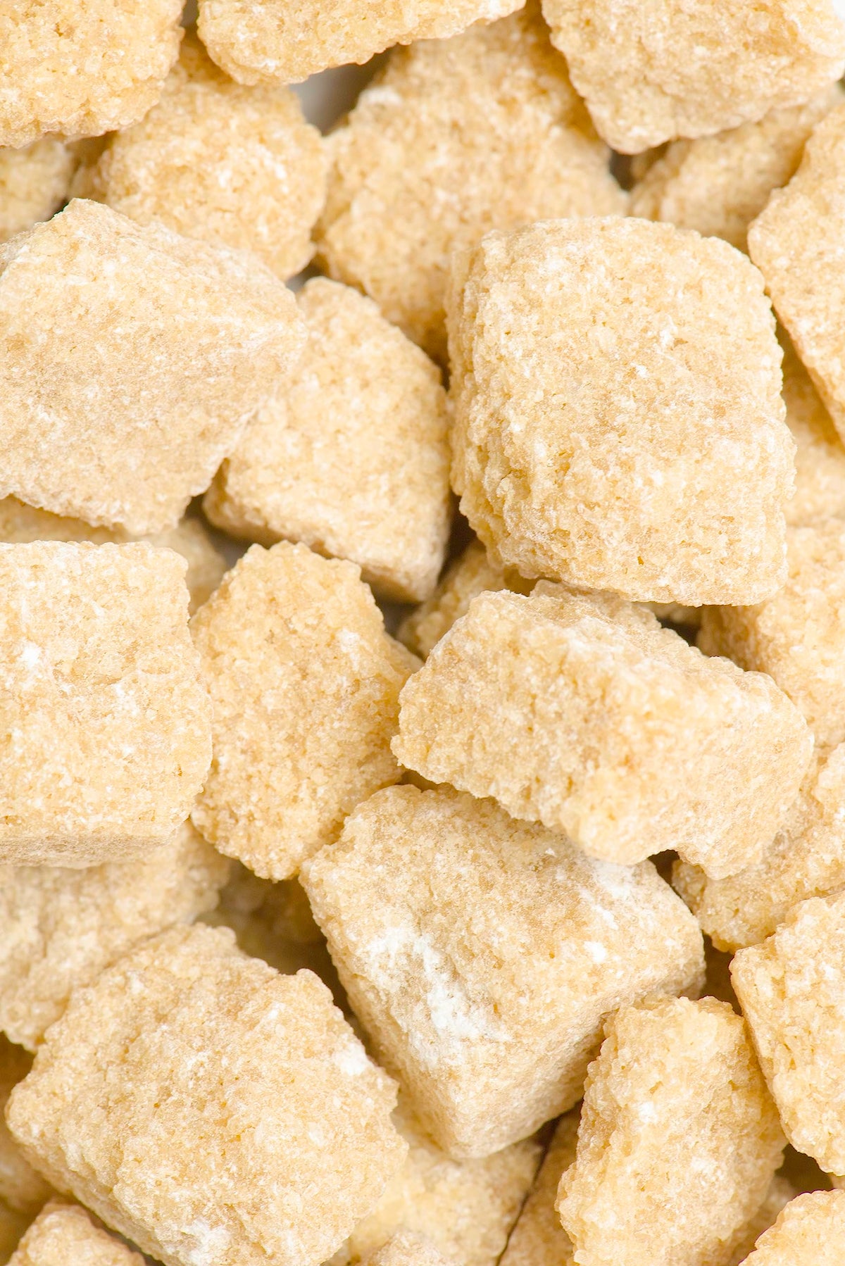 India Tree Brown Sugar Cubes, 2.2 Pound Box, European Style Cane Sugar From Mauritius, Rough Cut Unrefined Brown Sugar
