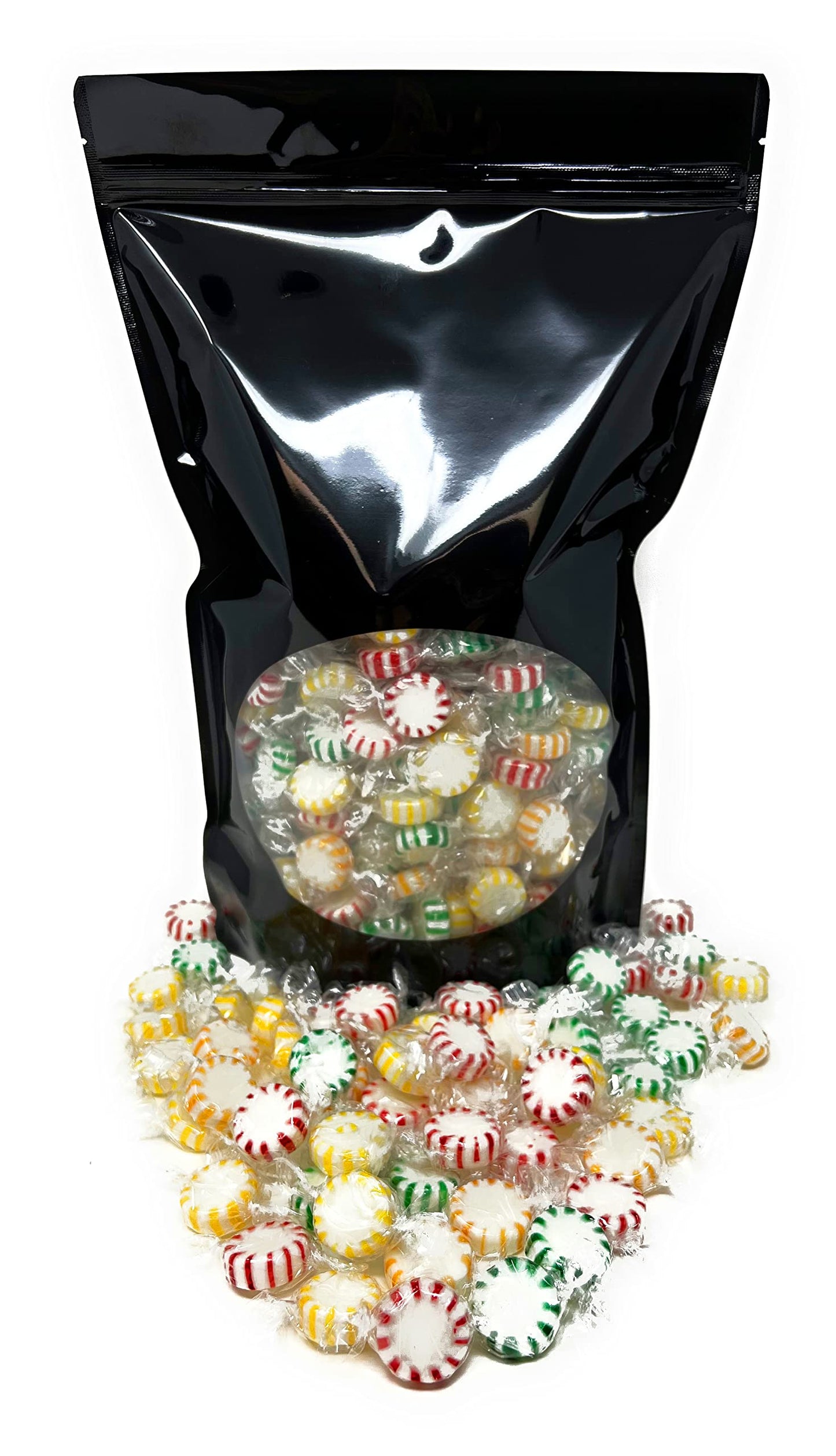 Assortit Fruit Flavored Starlight Hard Candy - Assorted Flavors - 3 lbs - Individually Wrapped - Red, Yellow, Green, Orange, White